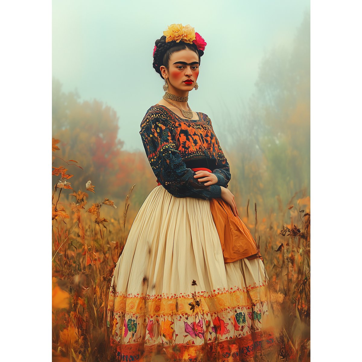 Frida Kahlo: Autumn fashion | Card fripperies