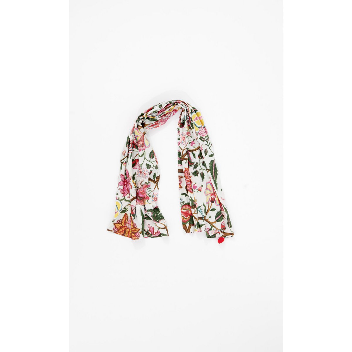 Schal Baumwolle - Otra Cosa - Fantasy White - 4669