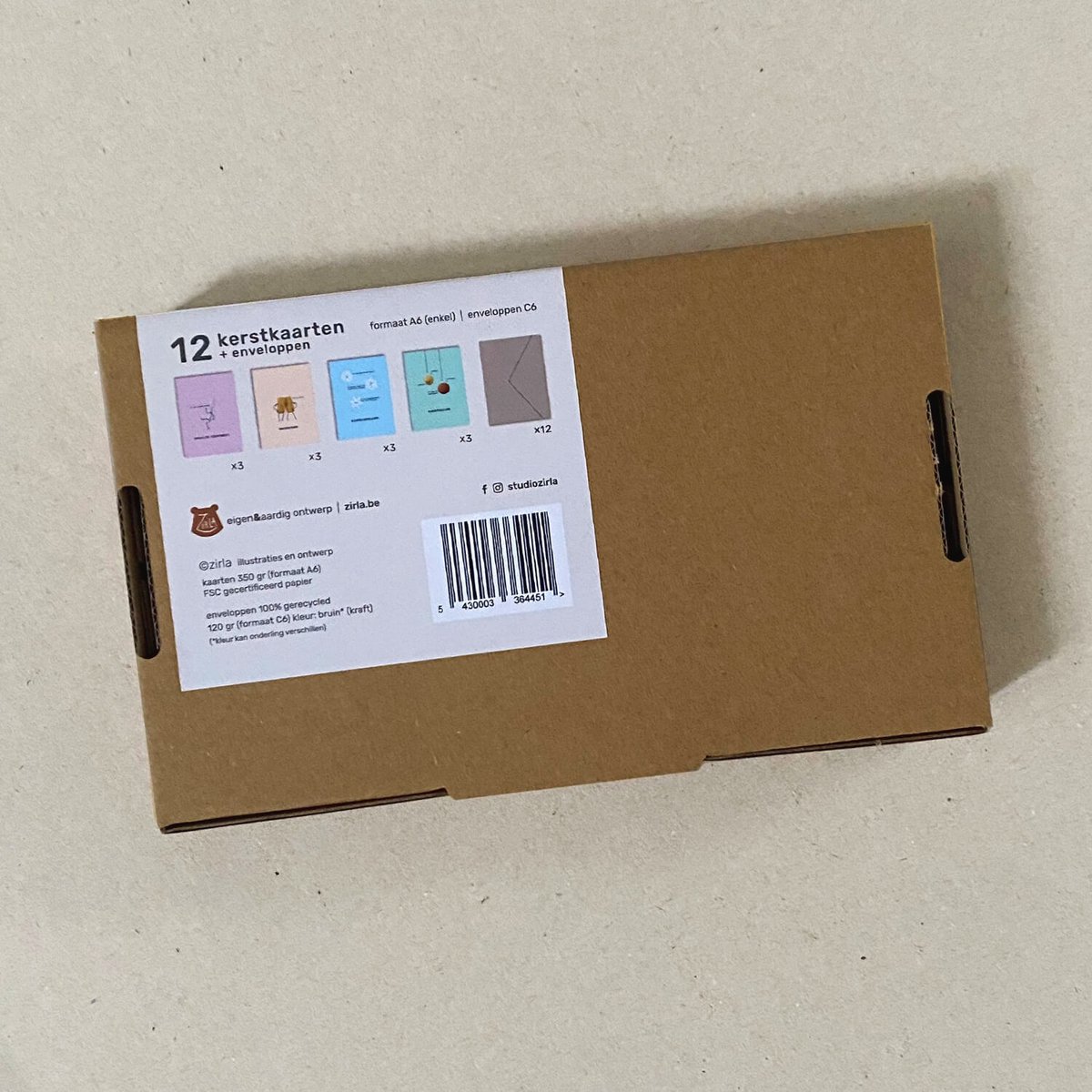 Pacchetto cartoline di Natale BROQUETTES