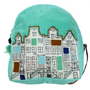 Backpack Dutch houses Soft green sale