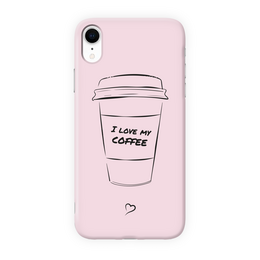 Amo il mio caffè Cover per iPhone ecologica