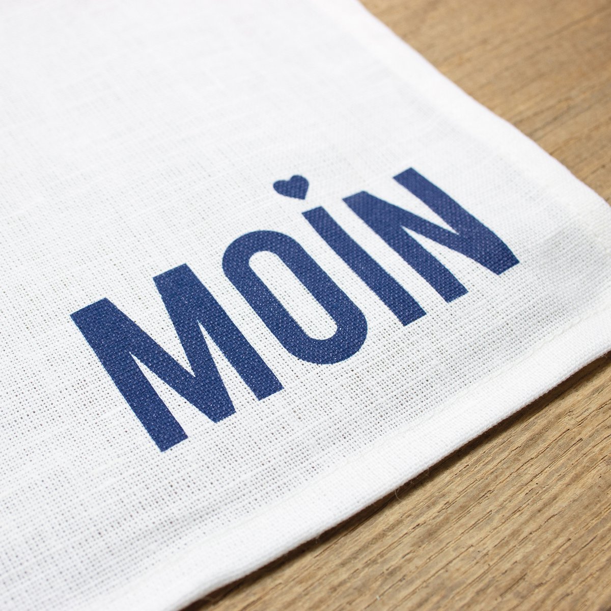 maritime half-linen napkin Hello
