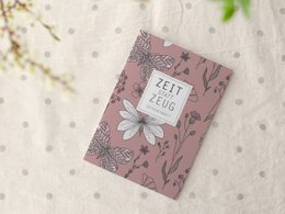 Voucher booklet time instead of stuff, butterfly