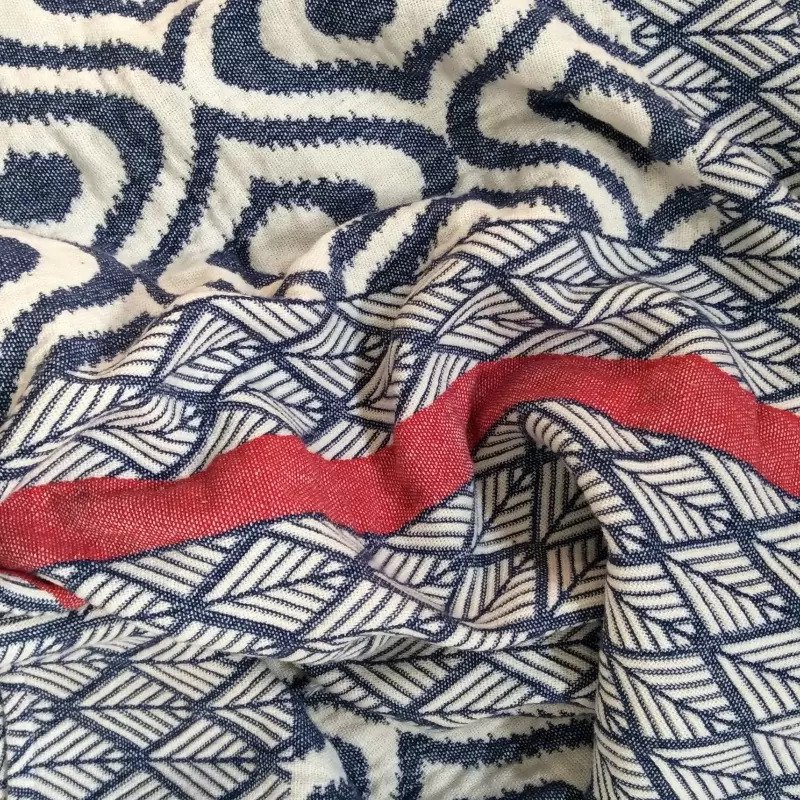 Jacquard Hamam Plaid 'May' 170x130 cm