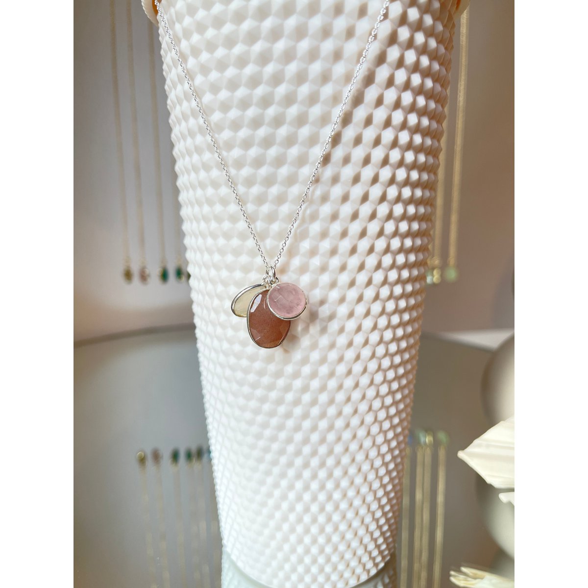 Collier 3 Bonbons Pastel