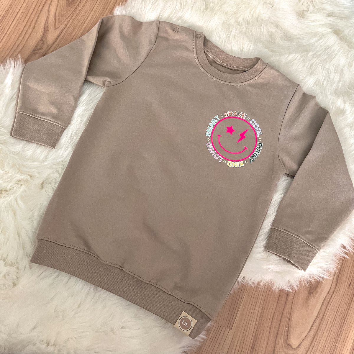 Sweater Smiley - Neon Pink