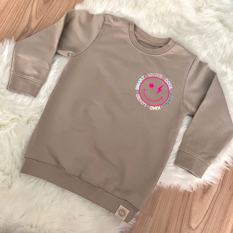 Sweater Smiley - Neon Pink