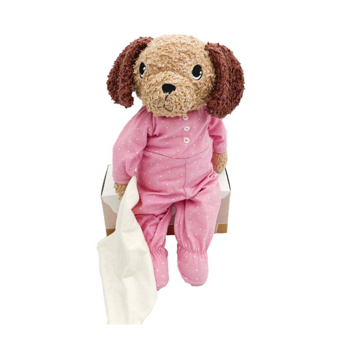 Ticki in roze nachtkleding