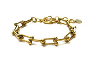 Bracelet Stirrup Goud