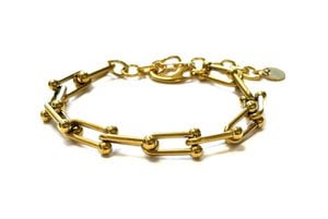 Bracelet Stirrup Goud