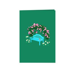 Carte pop-up Jardin de fleurs