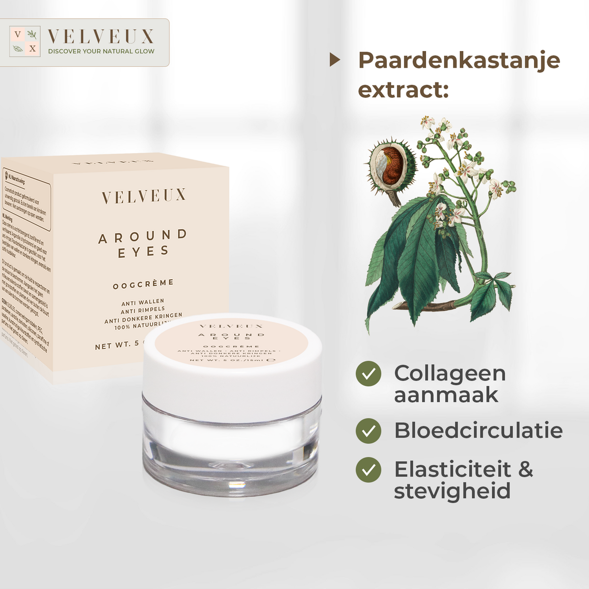 Crème pour les yeux 15ML - 100% Naturel