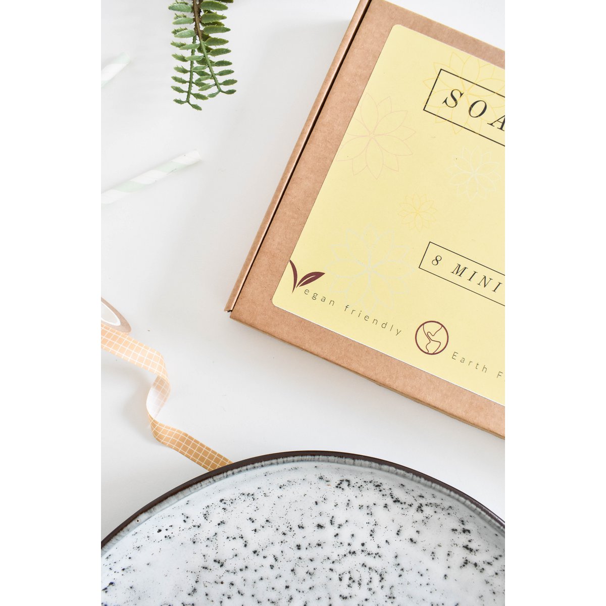Soap Sampler Gift Set | 8 x 25g Mini Travel Soaps | Natural Handcrafted Letterbox Gift | Vegan, Plastic-Free Skincare