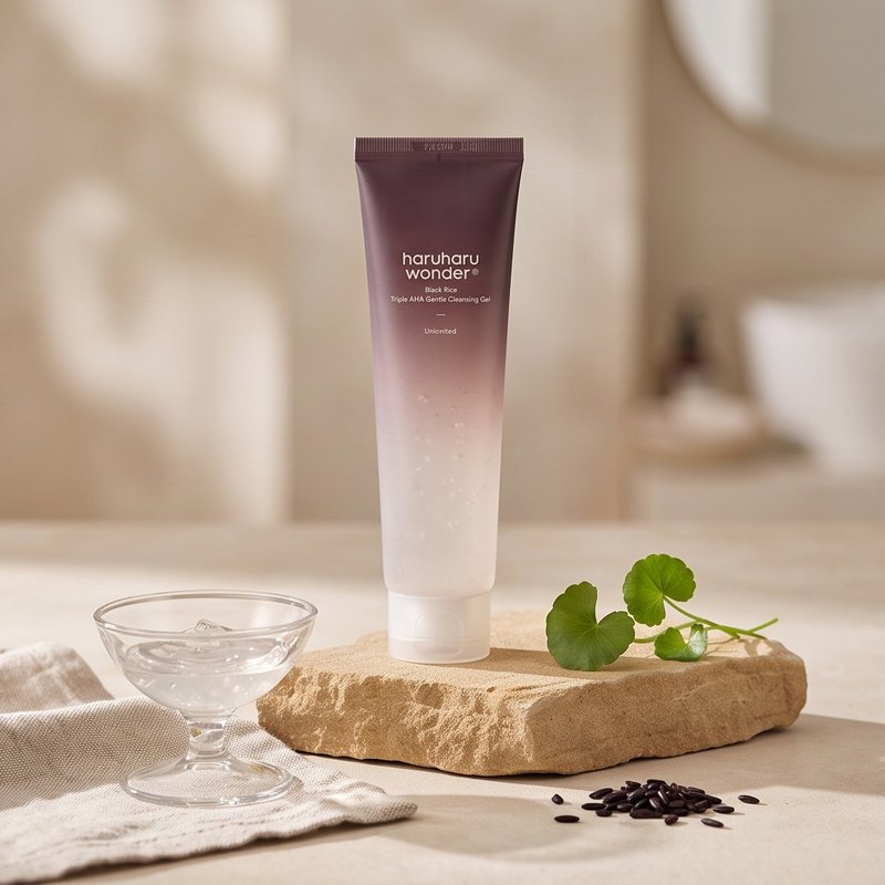 Haruharu Wonder – Black Rice Triple AHA Gentle Cleansing Gel