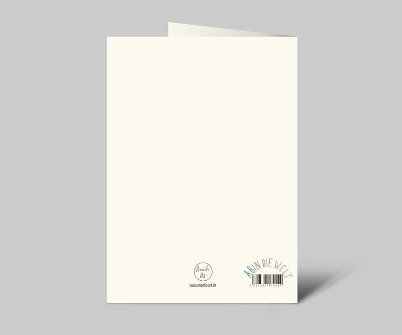Congratulations card for graduation | School graduation card with envelope | ABInto the world with you