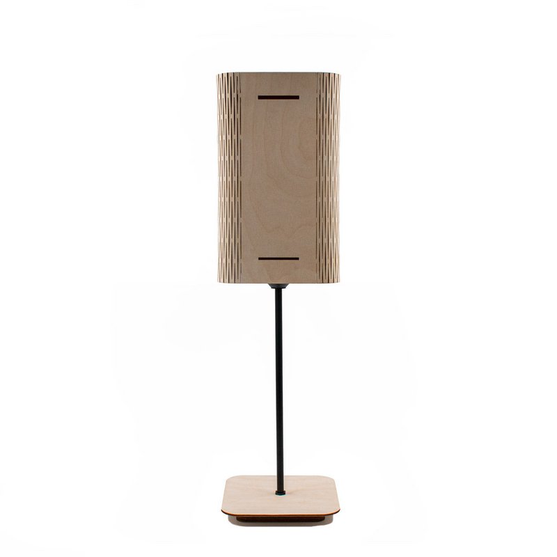 Lampa stołowa Arcus 'Ciemne drewno'