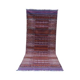 Baluch Soumak Aubergine Vintage Vloerkleed