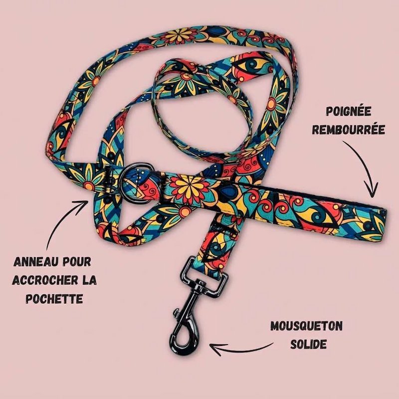 Mandala dog leash