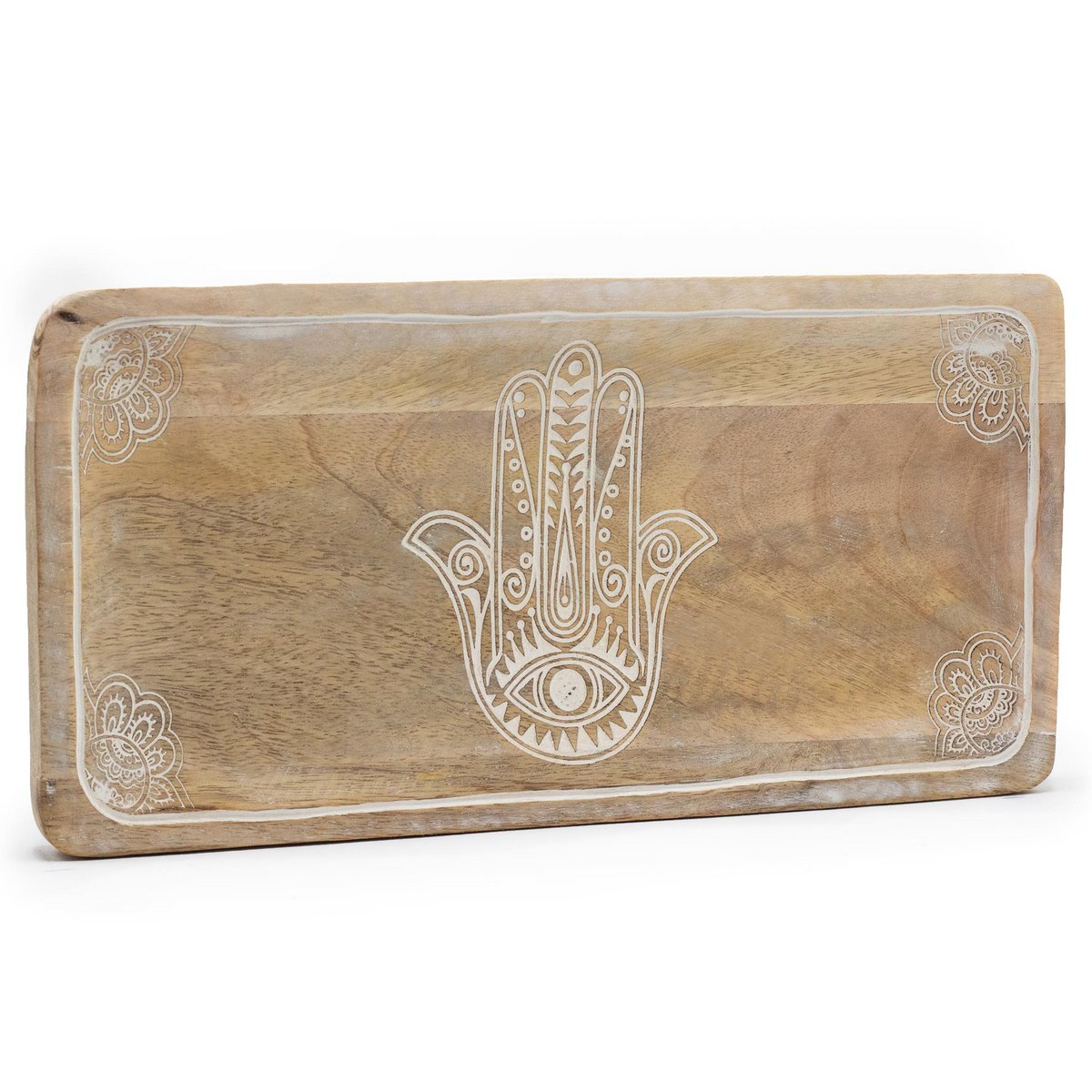 Wholesale Wooden Boxes and Trays with Buddha & Hamsa Design