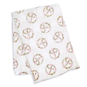 Lulujo Swaddle Bambus 120x120 - Frieden