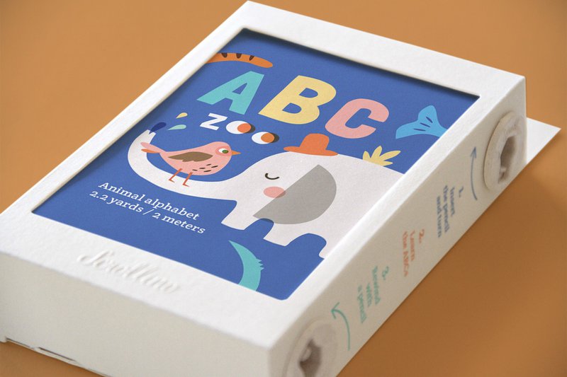 ABCs læringsbog med dyr - Scrollino ABC Zoo