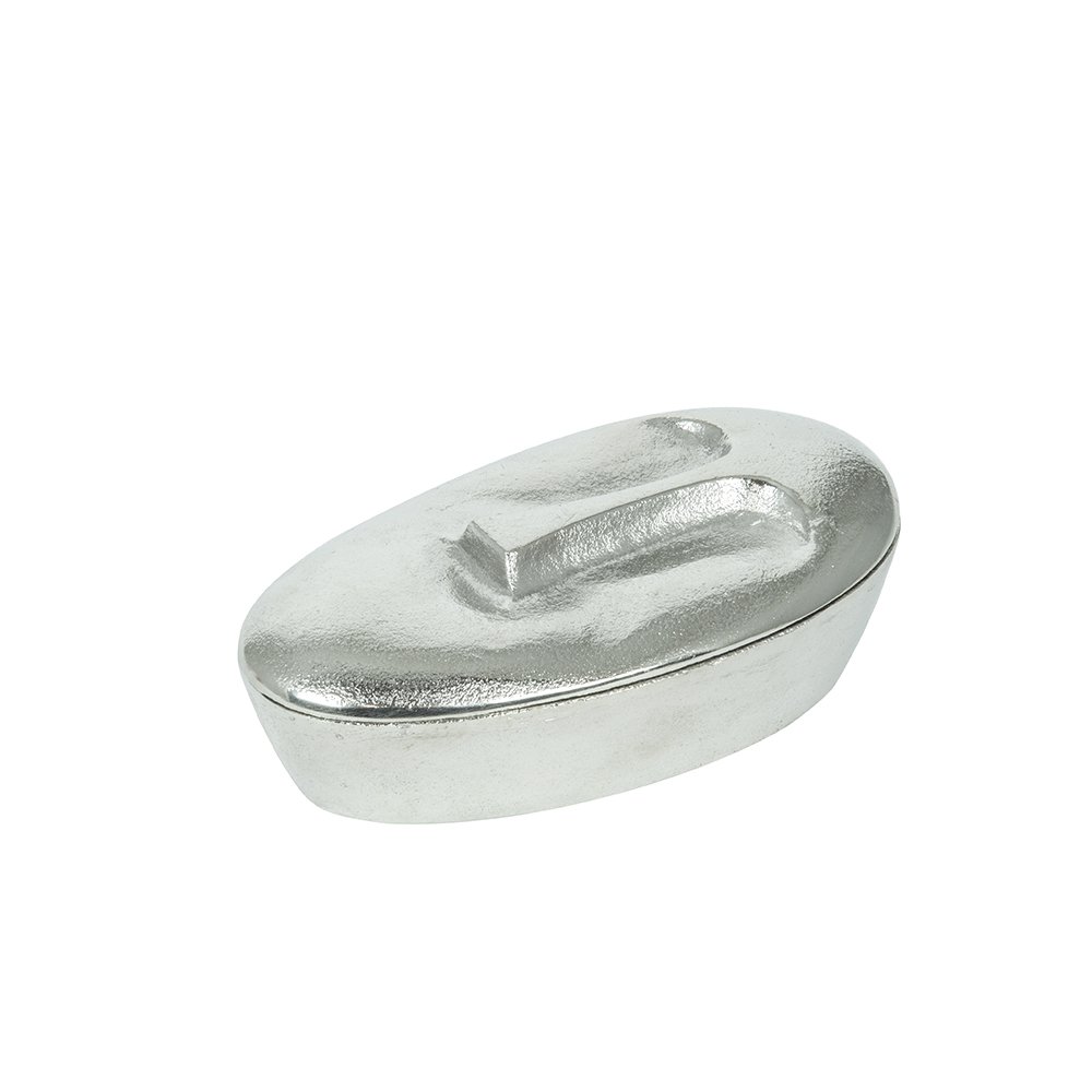 Dekorativ aluminiumskasse ansigt 20x11.5x7 cm Decosiluet