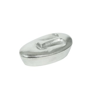 Decoratieve aluminium doos gezicht 20x11.5x7 cm decosiluet