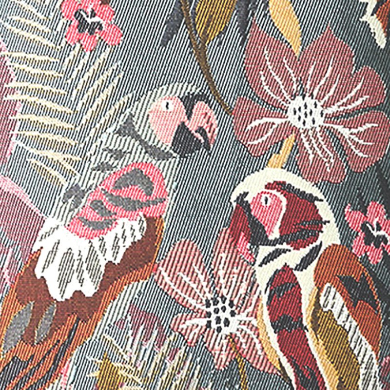 230 Pillow Two Parrots in Love Gray 50x50