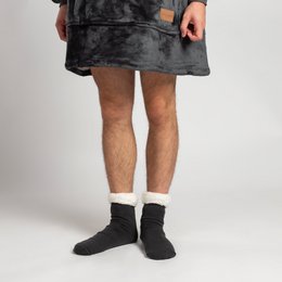 Vitapur - Manta sudadera + calcetines - Gris