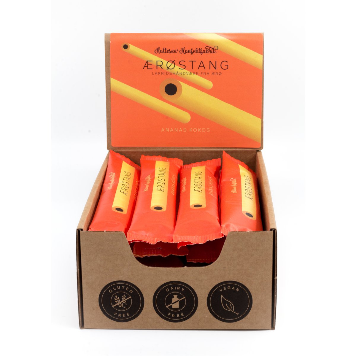 Barre chocolatée : Ananas/Coco