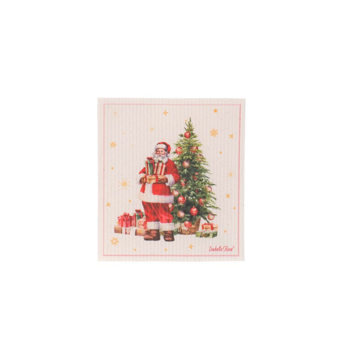 Strofinaccio Happy Santa 17x20 cm Isabelle Rose