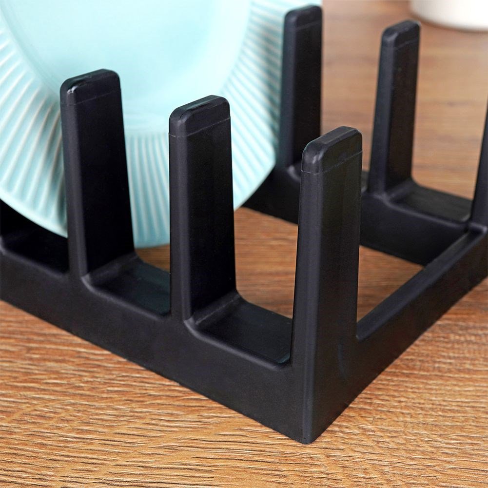 Lid and plate organizer rack plastic 28x15x9cm