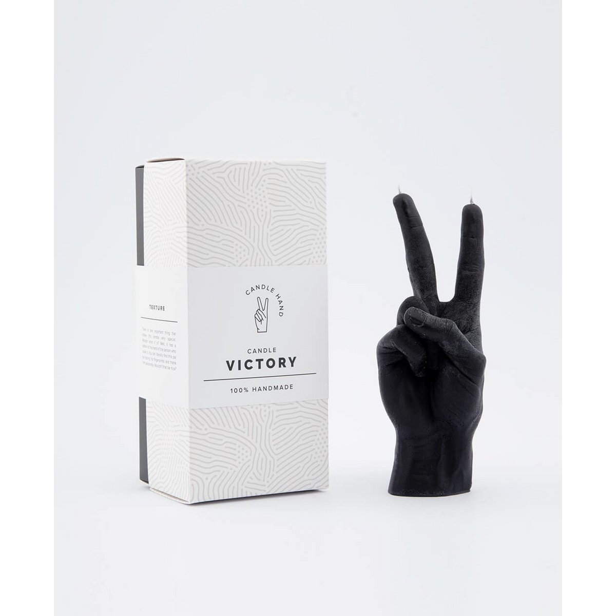 Peace Candle Zwart