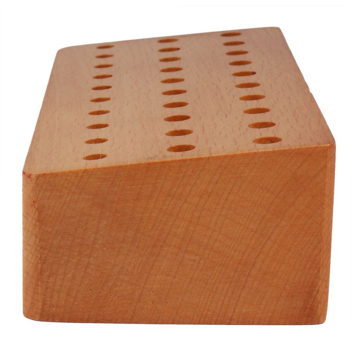 Schraubendreherhalter aus Holz, 6,5 x 15 x 4 cm, 30 Löchern