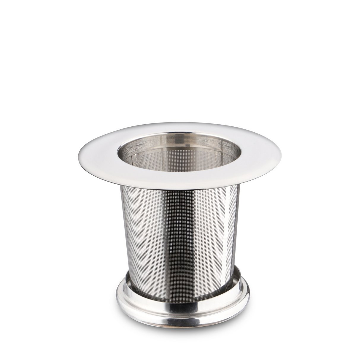 Theefilter met brede rand