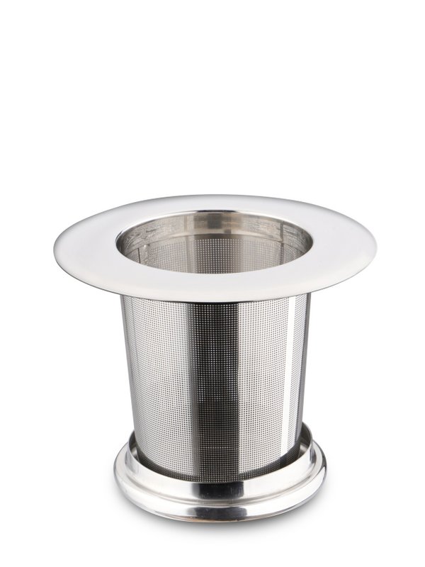 Theefilter met brede rand