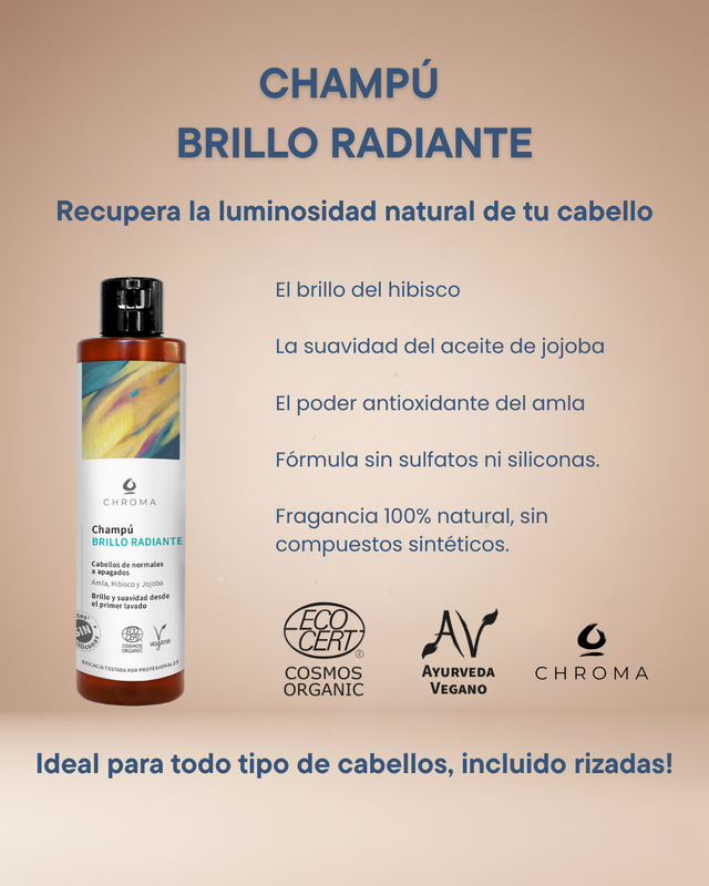 Radiant Shine Shampoo – Ayurvedic Natural Shampoo til at give glans til håret