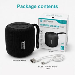 Altavoz Bluetooth portátil XB-009: negro, libertad inalámbrica y diseño práctico para el día a día