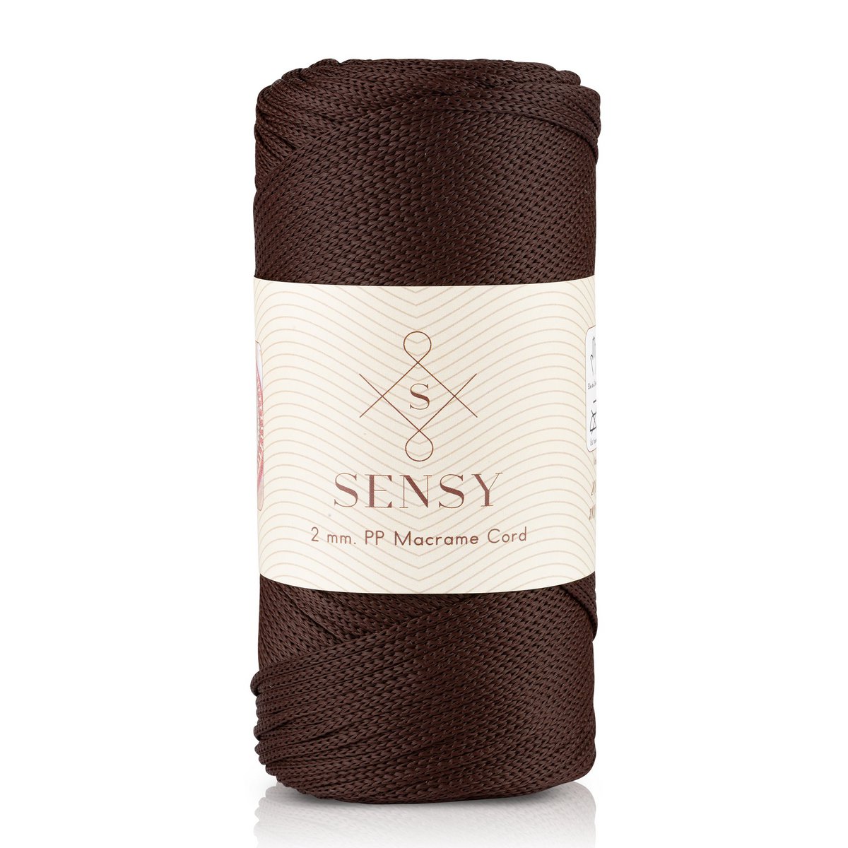 Sensy Premium 2 mm - 251 yards 100% polyester macrame ledning