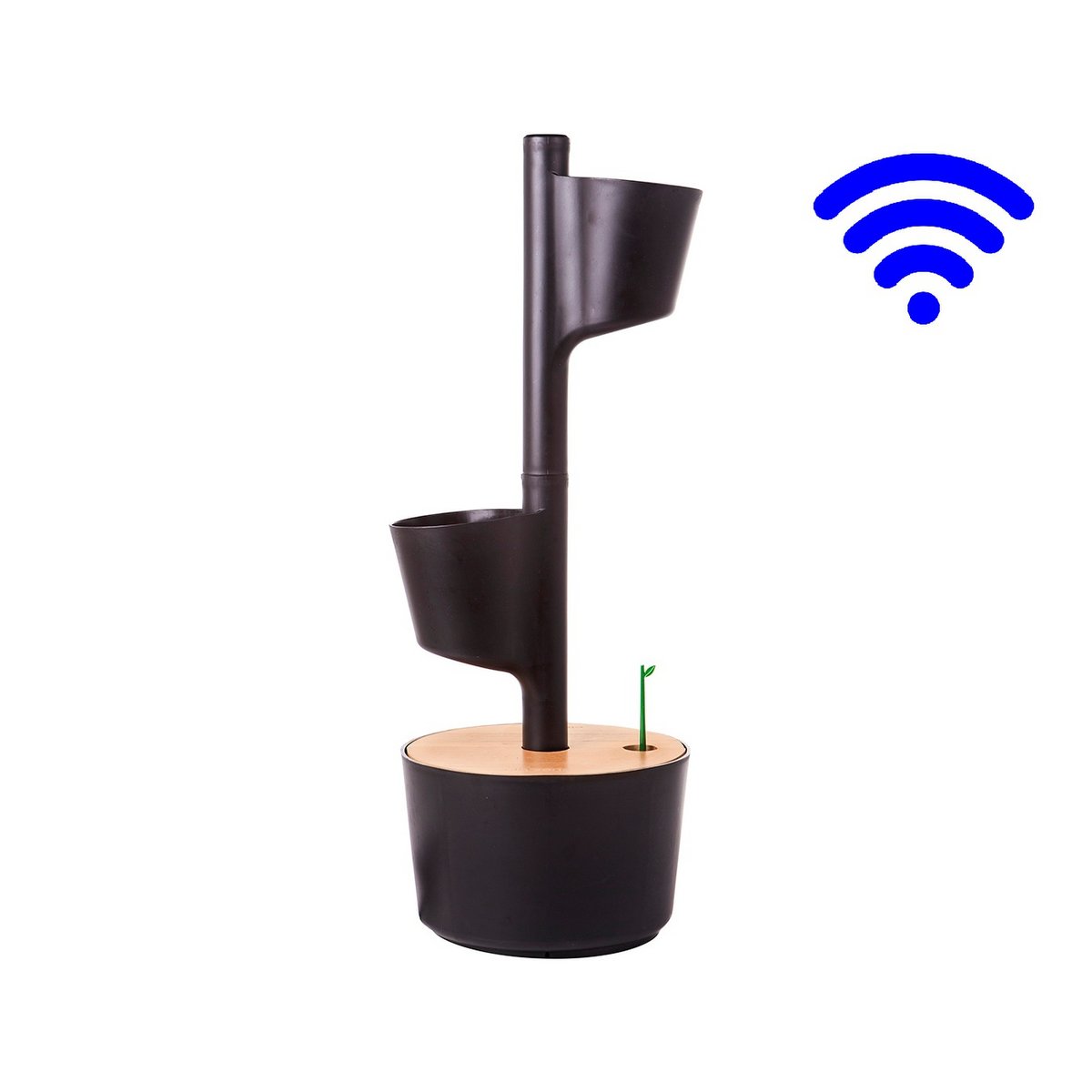 WIFI zelfbewegende verticale plantenbak 2 potten