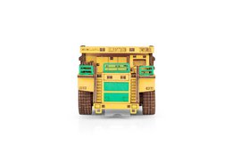 Eco Wood Art (EWA) 3D-Puzzle aus mechanischem Holz, Bergbau-Muldenkipper Belaz-7513E, 4219, Farbe Gelb und Grün, 17 x 10 x 9 cm