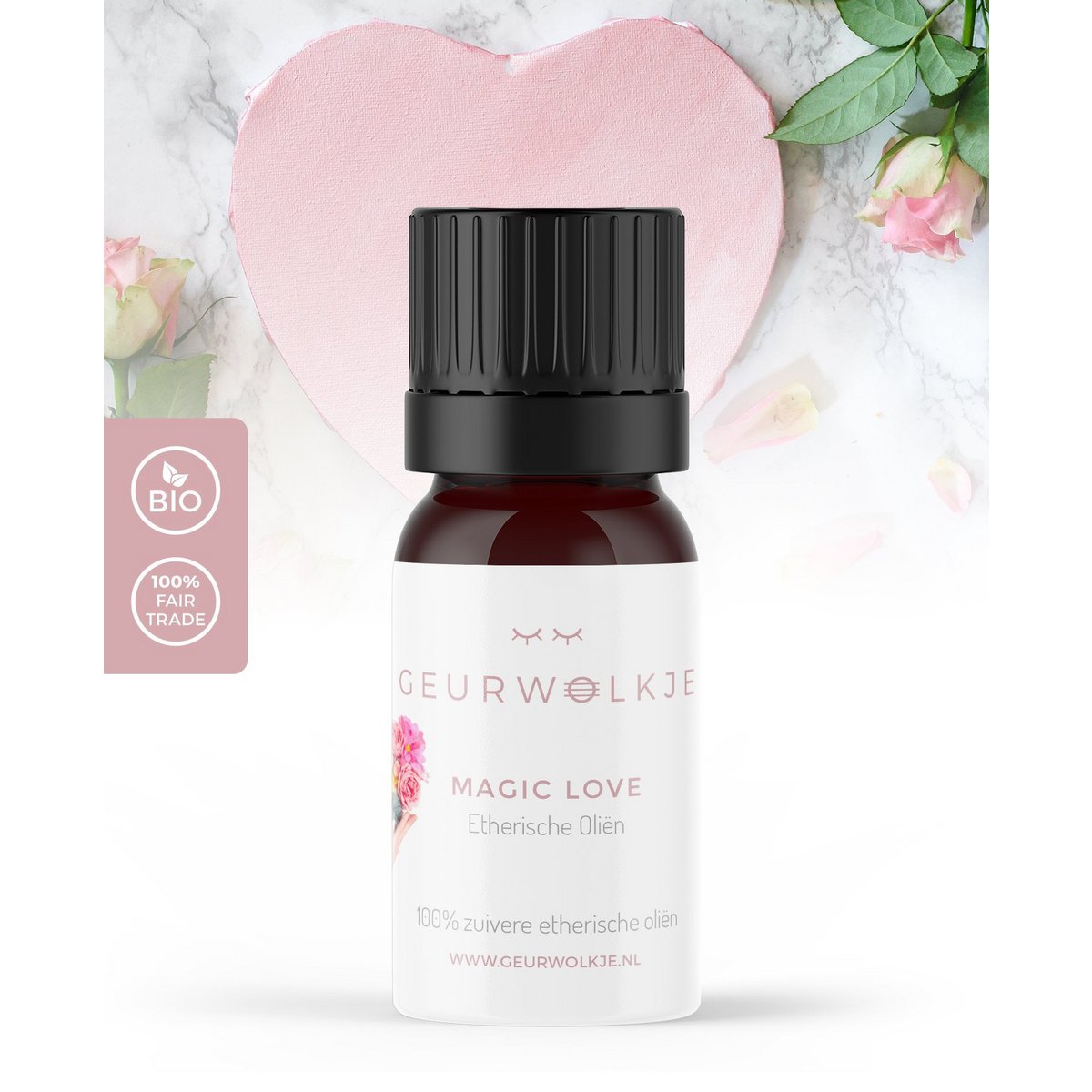 Magic Love – Geurwolkje®-Mischung – 100 % ätherisches Öl – 5 und 10 ml – empfohlener Verkaufspreis 9,95 €/14,95 €
