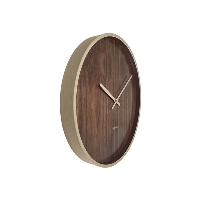 Horloge murale NeXtime Oslo Large 50 cm marron