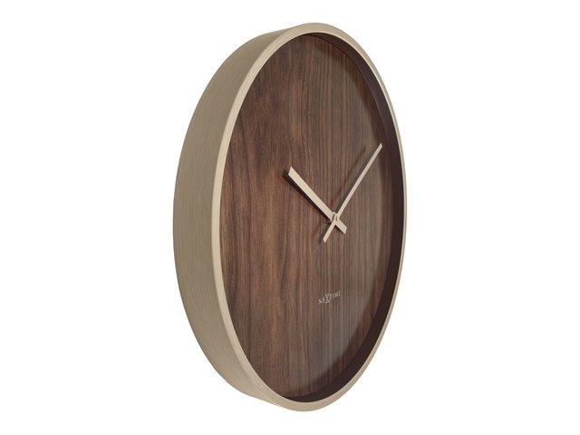 Zegar ścienny NeXtime Oslo Large 50 cm brązowy