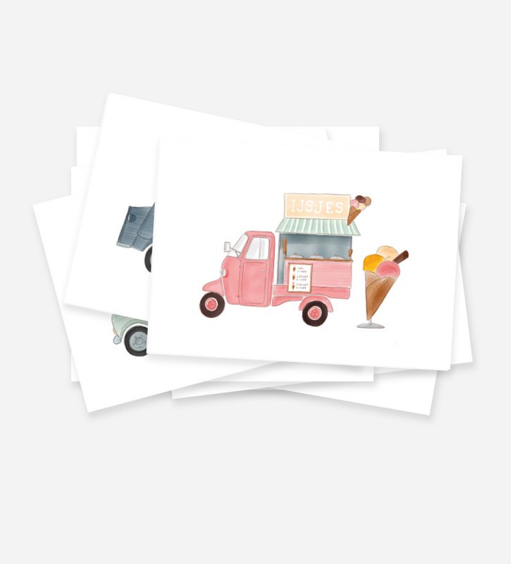 Card set Happy Camper