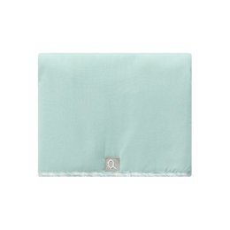 Mint-colored changing mat made of soft, breathable material for comfortable diaper changes.