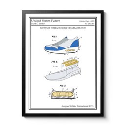 Nike Air Max kleurenpatentposter