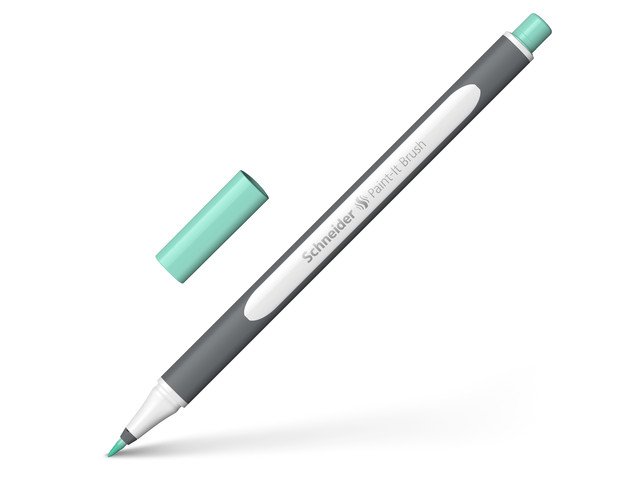 Børstepen Schneider Paint-It 070 turkis pastel