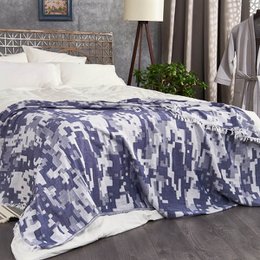 Terræn bomuld jacquard tæppe