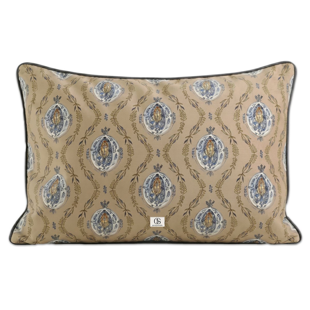Cushion cover - 60x40 cm - SUZANNE - Beige